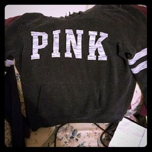 Victoria secret sweat shirt hooded